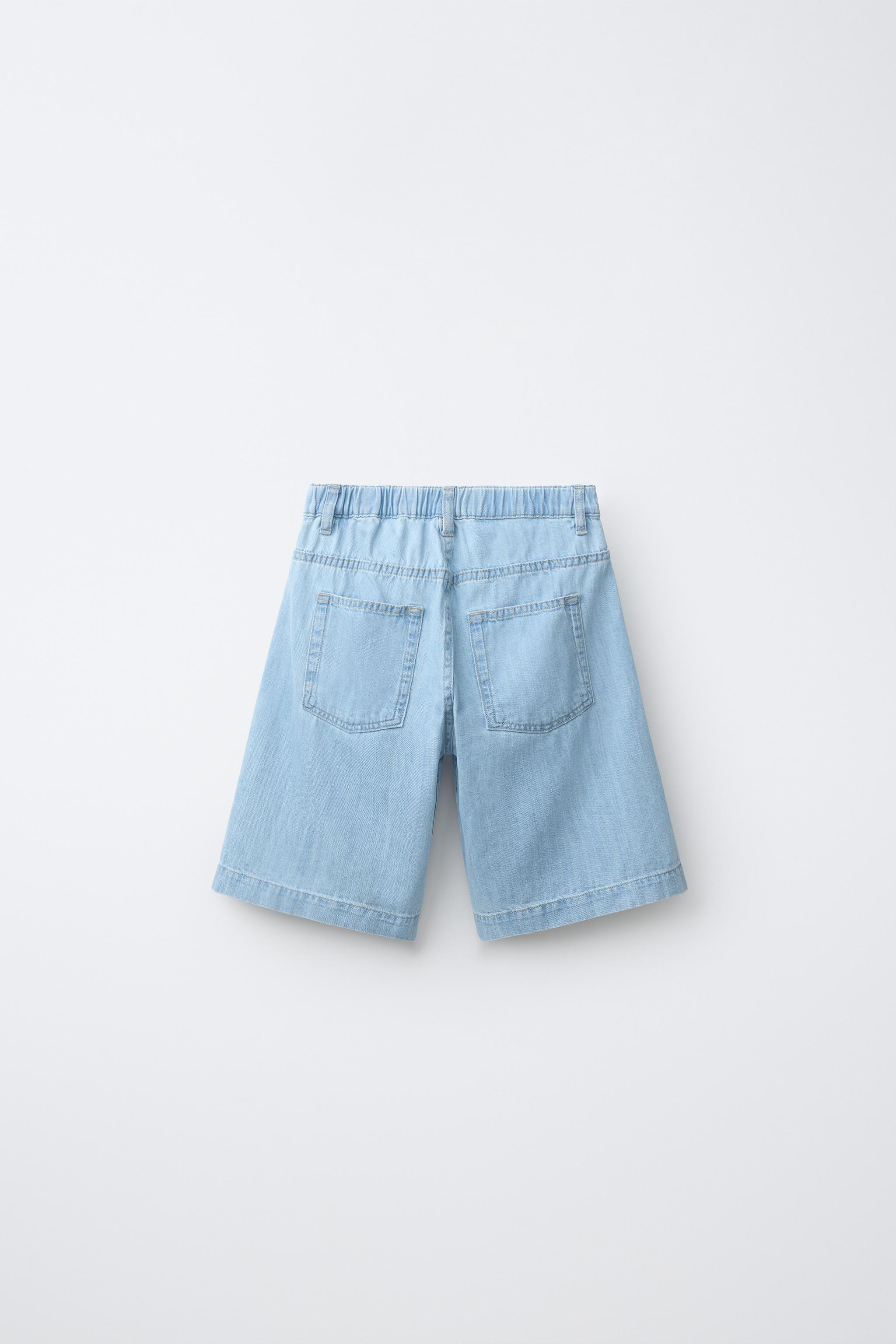 LONG DENIM SHORTS